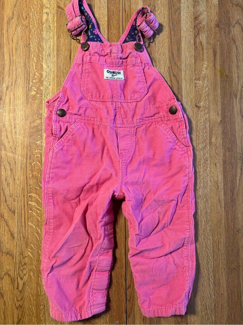 OshKosh Girls Overalls Sz 12M